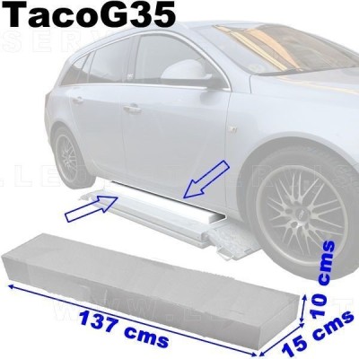 Taco EXTRA LARGO y VISCOELASTICO, medida 137x15 cm, grosor 10 cms. (1 unidad)