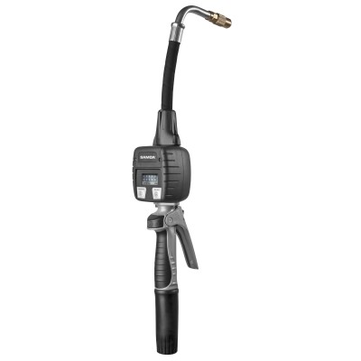 PISTOLA CONTADORA DIGITAL EC30, 30 L/MIN, EXTENSIÓN FLEXIBLE 90°, MANUAL 1/4 VUELTA