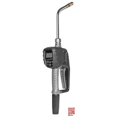 PISTOLA CONTADORA DIGITAL PRESELECCIÓN PCP30, EXTENSIÓN RÍGIDA 60°, MANUAL 1/4 VUELTA