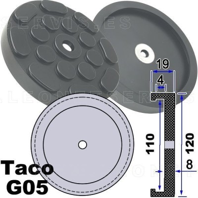 G05 Taco elevador para Weber, J.A.B. Becker, ATH Heinl, Hofmann, Herrmann, Twin Busch...